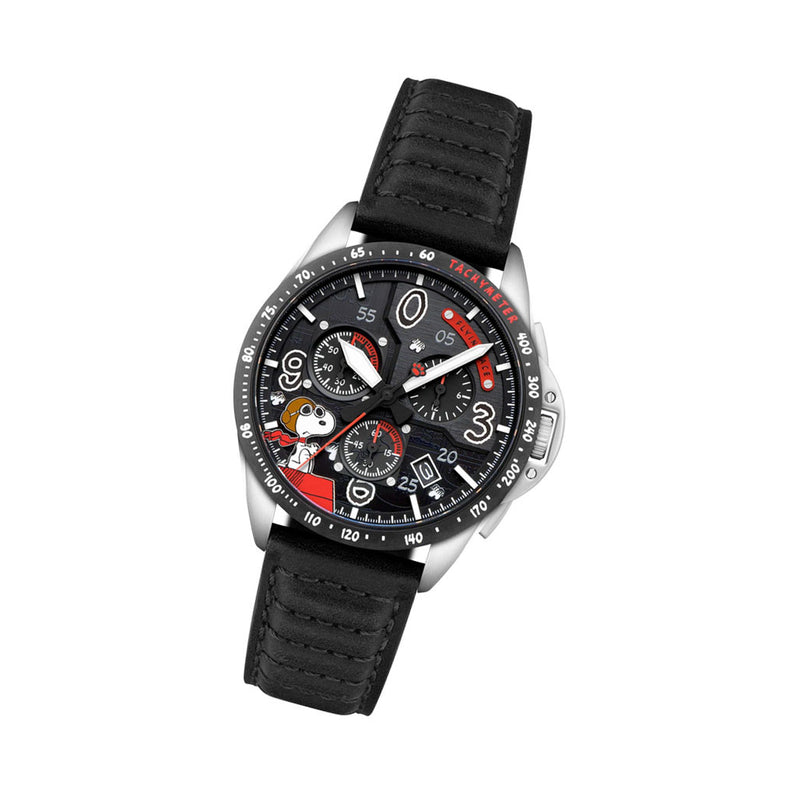 AVI-8 x Peanuts P-51 Mustang Blakeslee Chronograph Snoopy Flying Ace #AV-4140-01