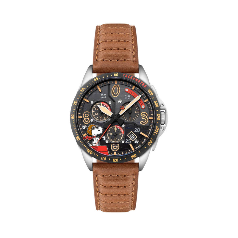AVI-8 x Peanuts Blakeslee Snoopy Flying Ace LE in Biplane Brown #AV-4140-02