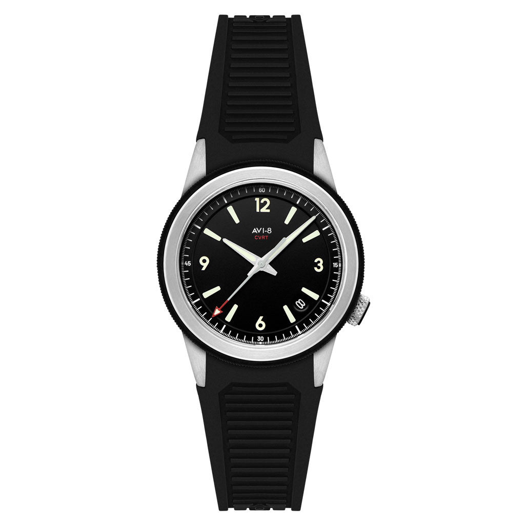 AVI-8 CVRT 3775A Automatic Hardened Steel Pilot Watch #AV-4141-01