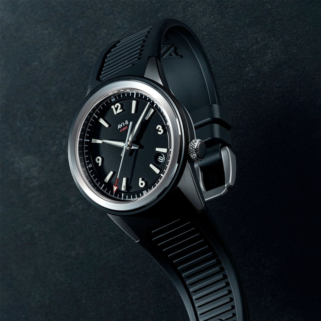 AVI-8 CVRT 3775A Automatic Hardened Steel Pilot Watch #AV-4141-01