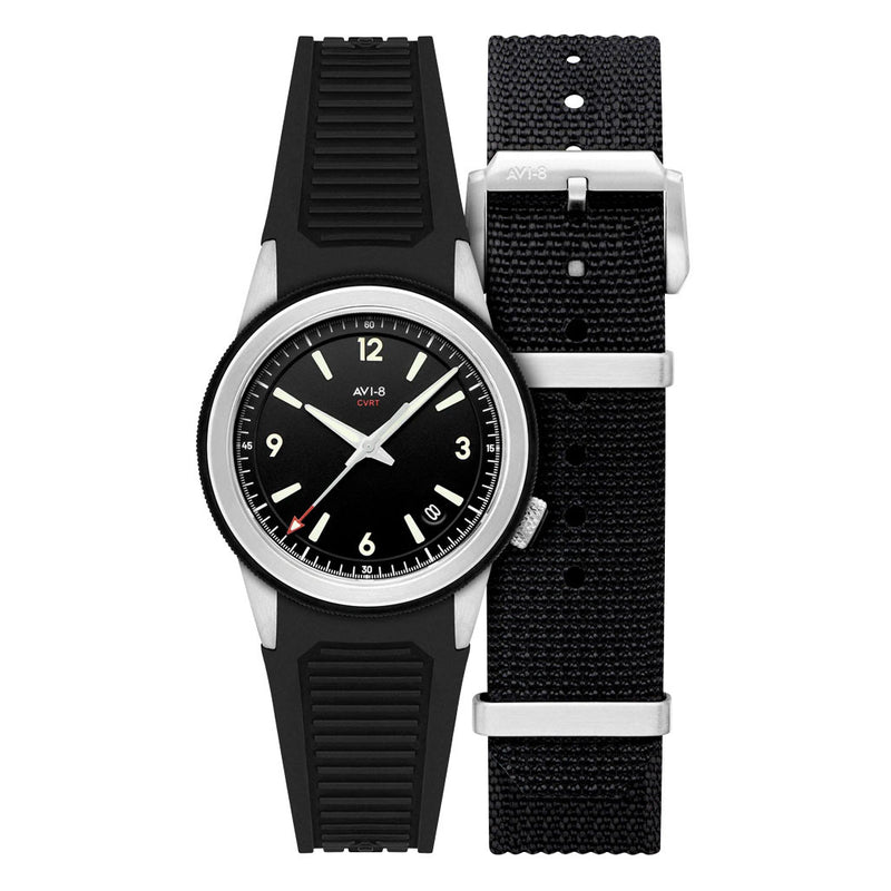 AVI-8 CVRT 3775A Automatic Hardened Steel Pilot Watch #AV-4141-01
