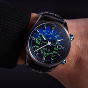 AVI-8 x Islander Limited Edition F-14 HUD Automatic with Gradient Blue Dial #AV-4142-LIW01