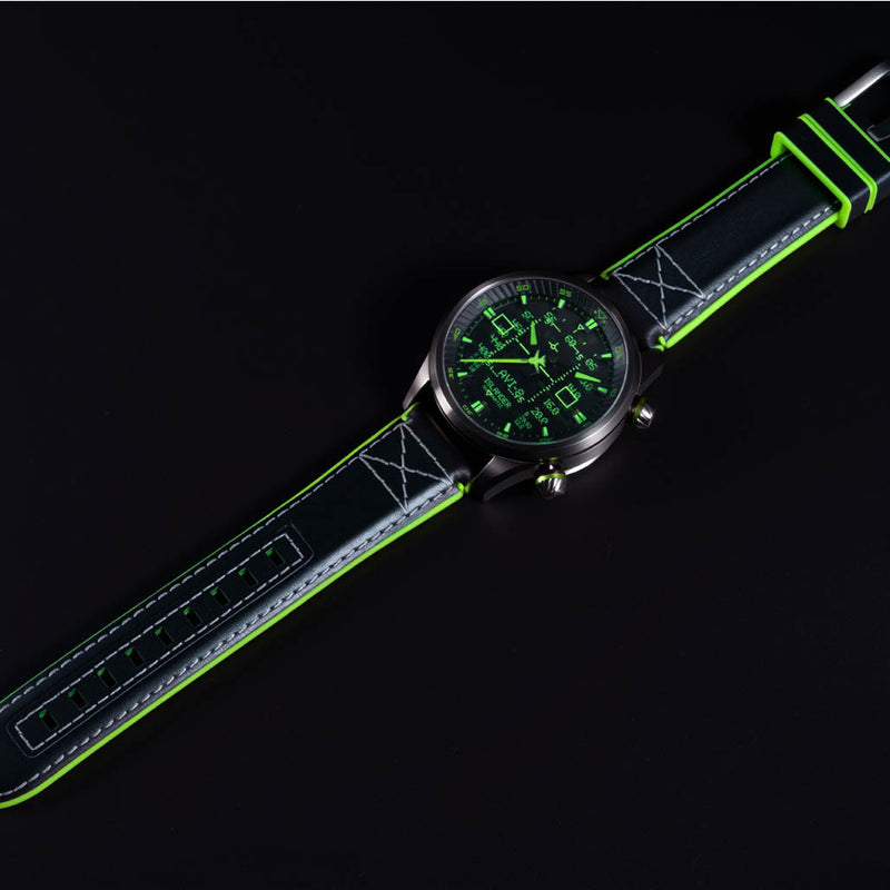 AVI-8 x Islander Limited Edition F-14 HUD Automatic with Gradient Charcoal Dial #AV-4142-LIW02