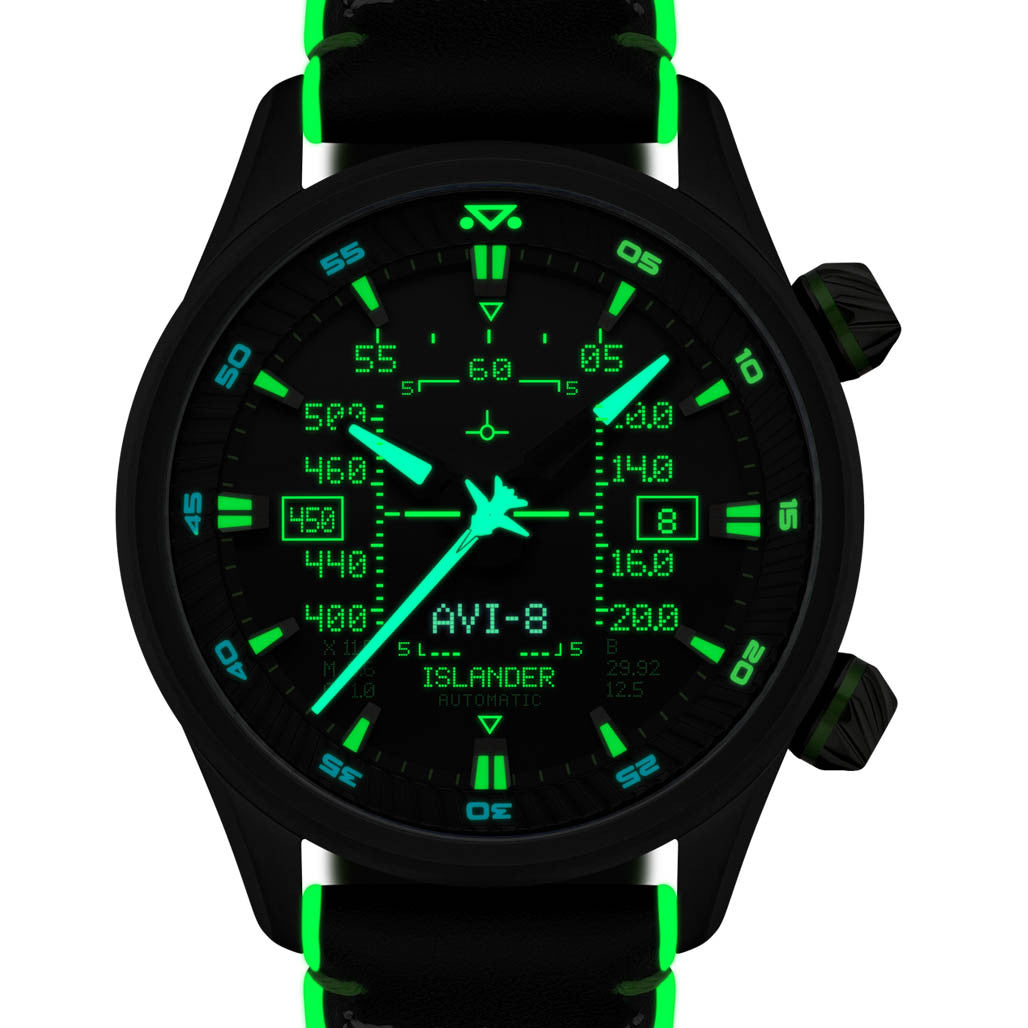 AVI-8 x Islander Limited Edition F14 HUD Automatic with Gradient