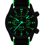 AVI-8 x Islander Limited Edition F-14 HUD Automatic with Gradient Charcoal Dial #AV-4142-LIW02