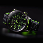 AVI-8 x Islander Limited Edition F-14 HUD Automatic with Gradient Charcoal Dial #AV-4142-LIW02