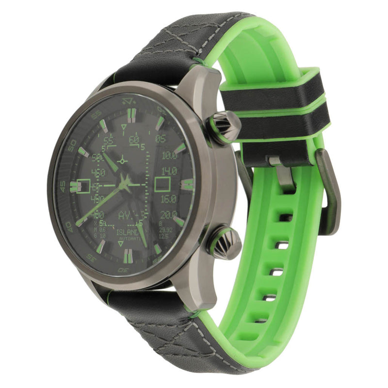 AVI-8 x Islander Limited Edition F-14 HUD Automatic with Gradient Charcoal Dial #AV-4142-LIW02