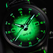 AVI-8 x Islander Limited Edition F-14 HUD Automatic with Night Vision Dial #AV-4142-LIW03