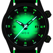 AVI-8 x Islander Limited Edition F-14 HUD Automatic with Night Vision Dial #AV-4142-LIW03