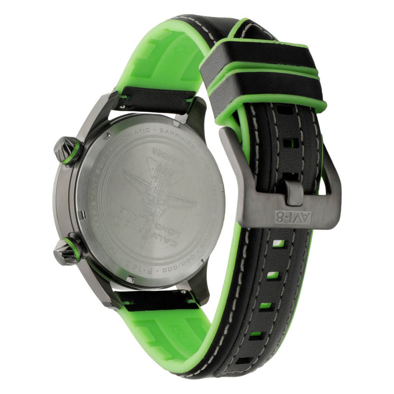 AVI-8 x Islander Limited Edition F-14 HUD Automatic with Night Vision Dial #AV-4142-LIW03