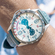 AVI-8 P-51 Mustang 85th Anniversary Slipstream Silver Watch #AV-4143-01