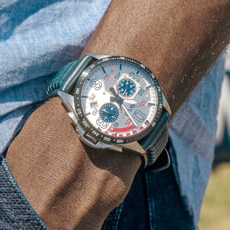 AVI-8 P-51 Mustang 85th Anniversary Slipstream Silver Watch #AV-4143-01
