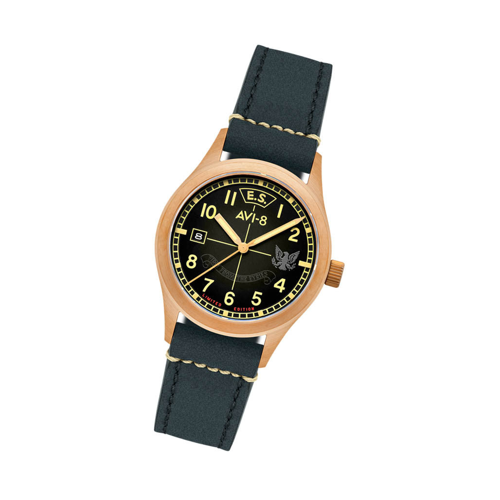 AVI-8 Flyboy Eagle Squadron Bronze LE Gravesend Watch #AV-4145-01