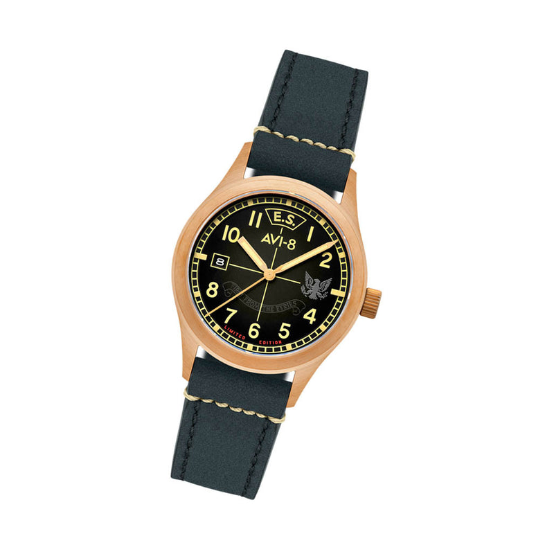 AVI-8 Flyboy Eagle Squadron Bronze LE Gravesend Watch #AV-4145-01