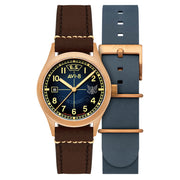 AVI-8 Flyboy Eagle Squadron Bronze LE Southend Watch #AV-4145-02