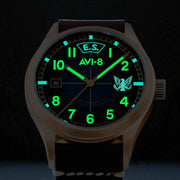 AVI-8 Flyboy Eagle Squadron Bronze LE Southend Watch #AV-4145-02