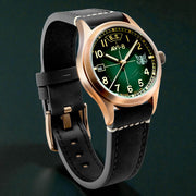 AVI-8 Flyboy Eagle Squadron Bronze Coltishall Watch #AV-4145-03