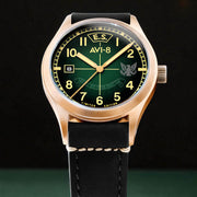 AVI-8 Flyboy Eagle Squadron Bronze Coltishall Watch #AV-4145-03