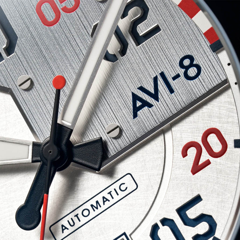 AVI-8 P-51 Mustang 85th Anniversary Steel Ascent Watch #AV-4146-01