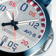 AVI-8 P-51 Mustang 85th Anniversary Steel Ascent Watch #AV-4146-01