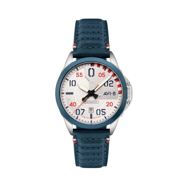 AVI-8 P-51 Mustang 85th Anniversary Steel Ascent Watch #AV-4146-01
