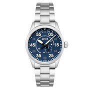 AVI-8 Spitfire Type 300 Automatic with Sky Gauge Blue Dial #AV-4147-11