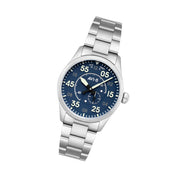 AVI-8 Spitfire Type 300 Automatic with Sky Gauge Blue Dial #AV-4147-11