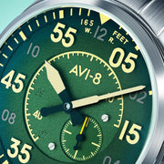 AVI-8 Spitfire Type 300 Automatic with Tarmac Tracker Green Dial #AV-4147-22