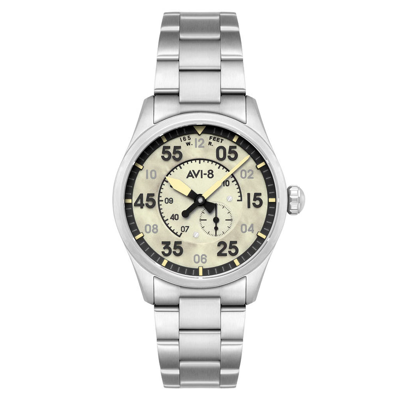 AVI-8 Spitfire Type 300 Automatic with Tarmac Tracker Green Dial #AV-4147-33