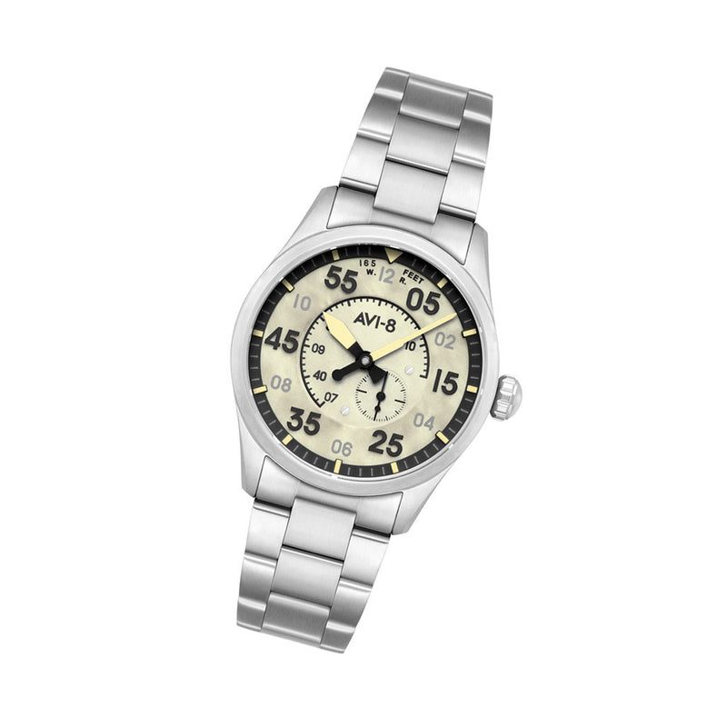 AVI-8 Spitfire Type 300 Automatic with Tarmac Tracker Green Dial #AV-4147-33