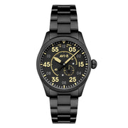 AVI-8 Spitfire Type 300 Automatic with Black Eclipse Display Dial #AV-4147-44