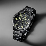 AVI-8 Spitfire Type 300 Automatic with Black Eclipse Display Dial #AV-4147-44