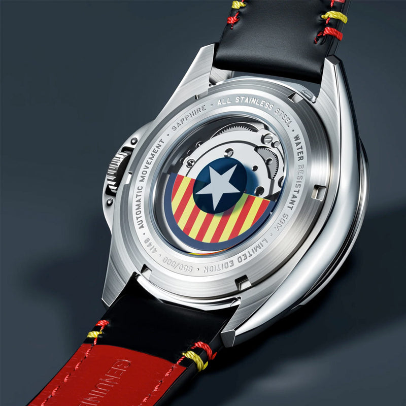 AVI-8 Patriot P-51 Mustang Tuskegee Airman 85th Anniversary LE Watch #AV-4148-01