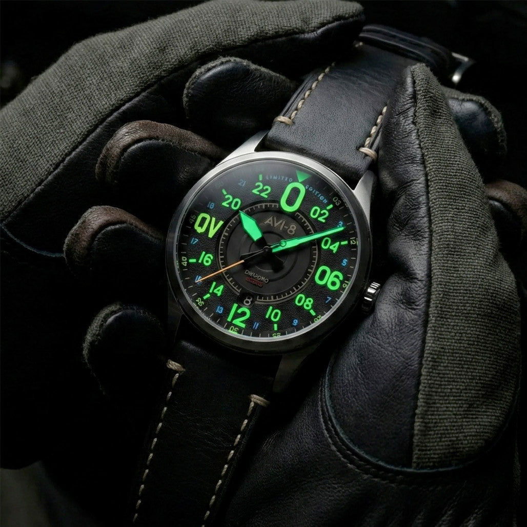 AVI-8 N3200 Imperial War Museums 24 Hour Automatic LE Watch #AV