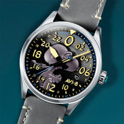 AVI-8 Peanuts Snoopy Flying Ace 24 LE Watch in Charcoal Grey #AV-4150-01