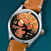 AVI-8 Peanuts Snoopy Flying Ace 24 LE Watch in Burnt Orange #AV-4150-02