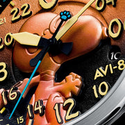 AVI-8 Peanuts Snoopy Flying Ace 24 LE Watch in Burnt Orange #AV-4150-02