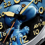 AVI-8 Peanuts Snoopy Flying Ace 24 LE Watch in Azure Blue #AV-4150-03