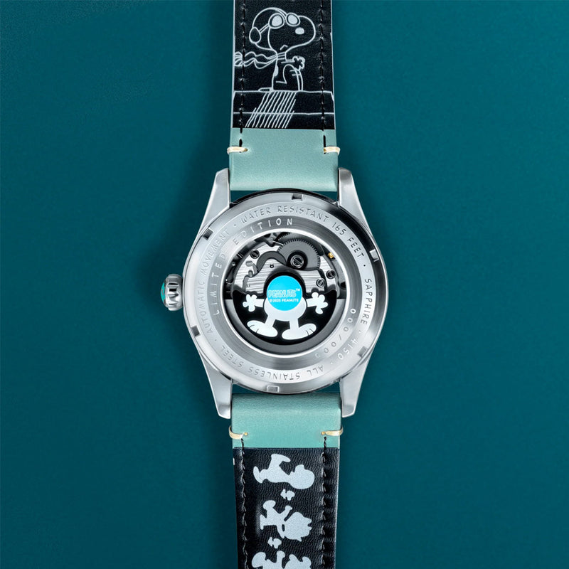 AVI-8 Peanuts Snoopy Flying Ace 24 LE Watch in Azure Blue #AV-4150-03