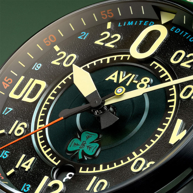 AVI-8 Spitfire Smith 24 Hour Automatic Paddy LE Watch #AV-4154-01