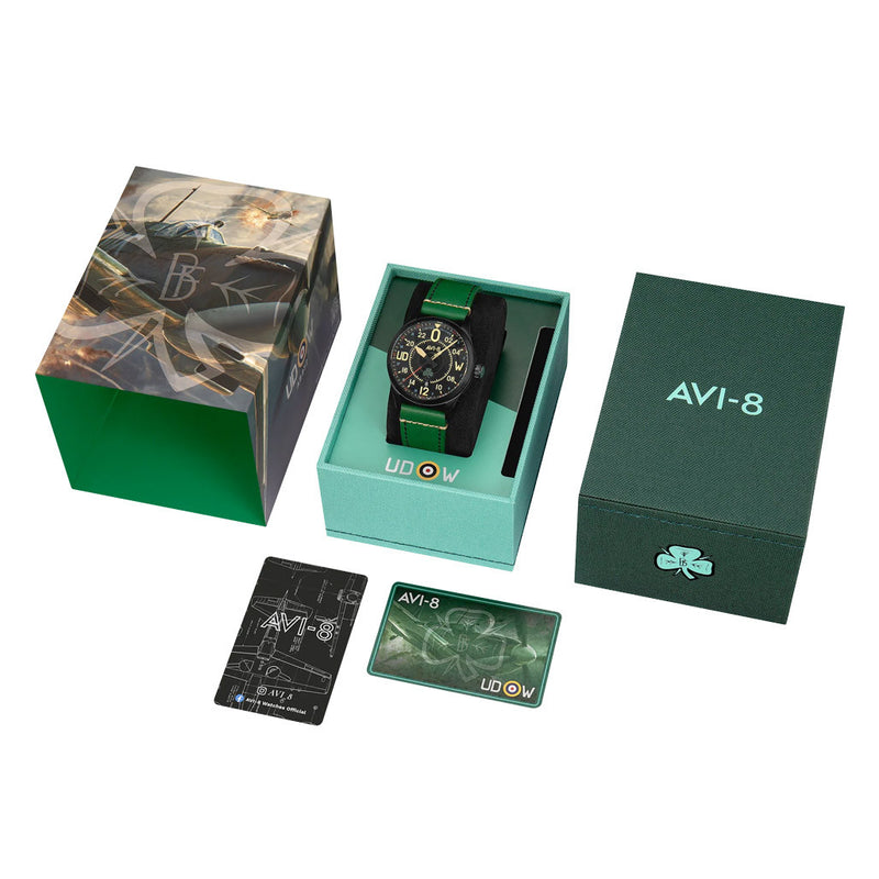 AVI-8 Spitfire Smith 24 Hour Automatic Paddy LE Watch #AV-4154-01