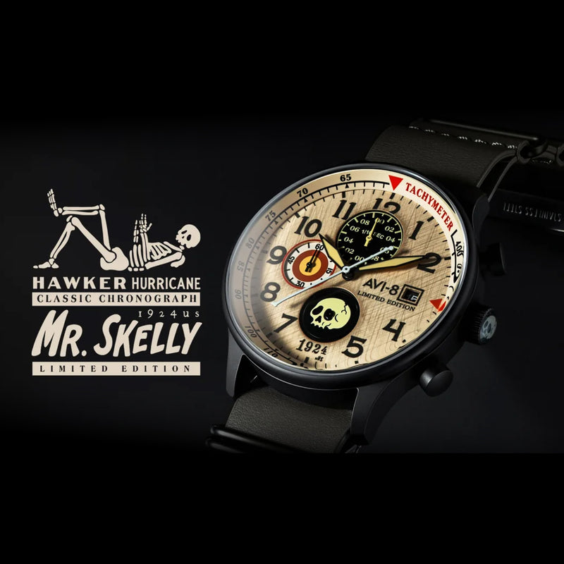 AVI-8 Hawker Hurricane 1924US Mr Skelly LE in Charcoal Cream #AV-4158-02