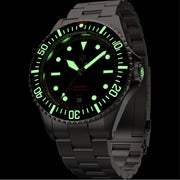NTH Amphion Vintage Gilt Hi-Beat Automatic Dive Watch with Date #WW-NTH-AVGD lume