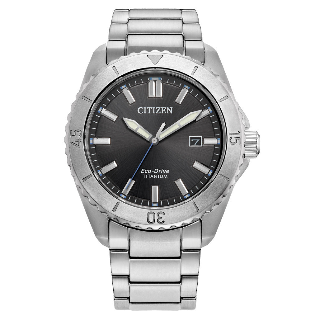 Citizen Brycen Super Titanium Black Sunray Dial #AW1840-50E — Long