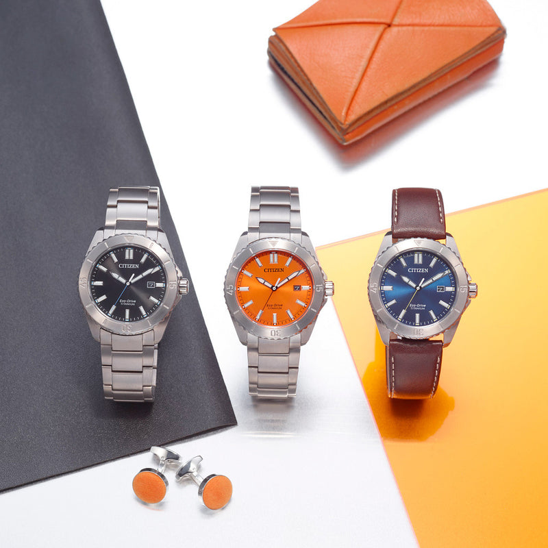 Citizen Brycen Super Titanium Black Sunray Dial #AW1840-50E