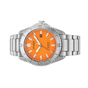 Citizen Brycen Super Titanium Orange Sunray Dial #AW1840-50X