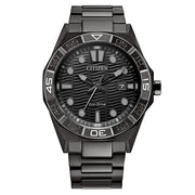 Citizen Brycen PVD Watch with Black Dial #AW1855-52E