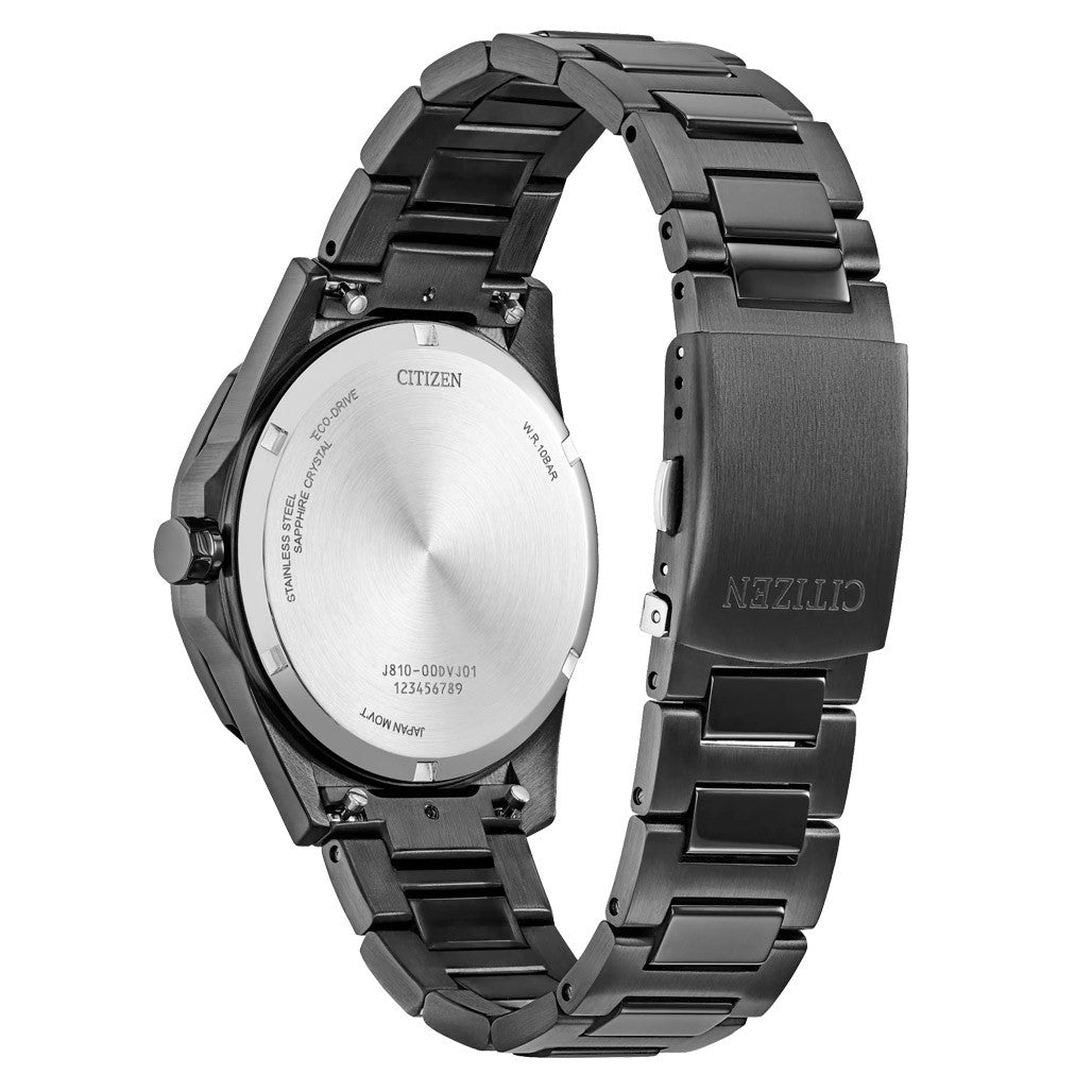 Citizen Brycen PVD Watch with Black Dial #AW1855-52E — Long Island