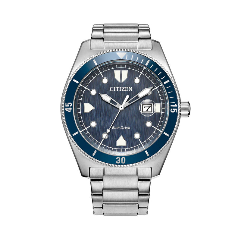 Citizen Terra Force Eco-Drive with Blue Dial #AW1886-59L