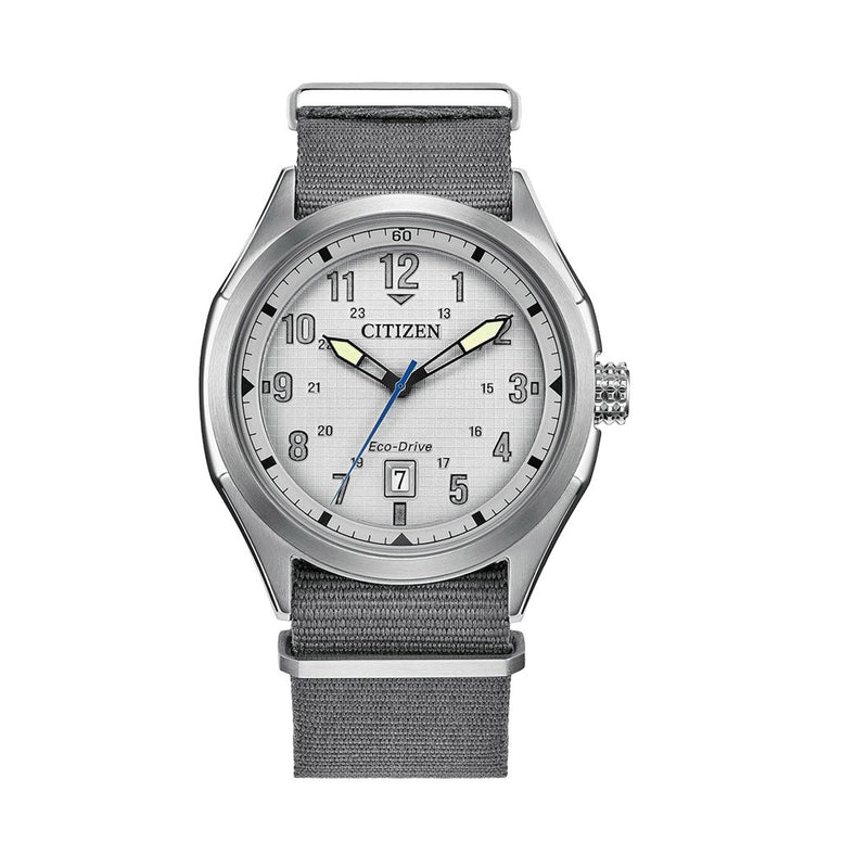 Citizen Terra Force Eco-Drive with Textured Grey Dial #AW1890-01A